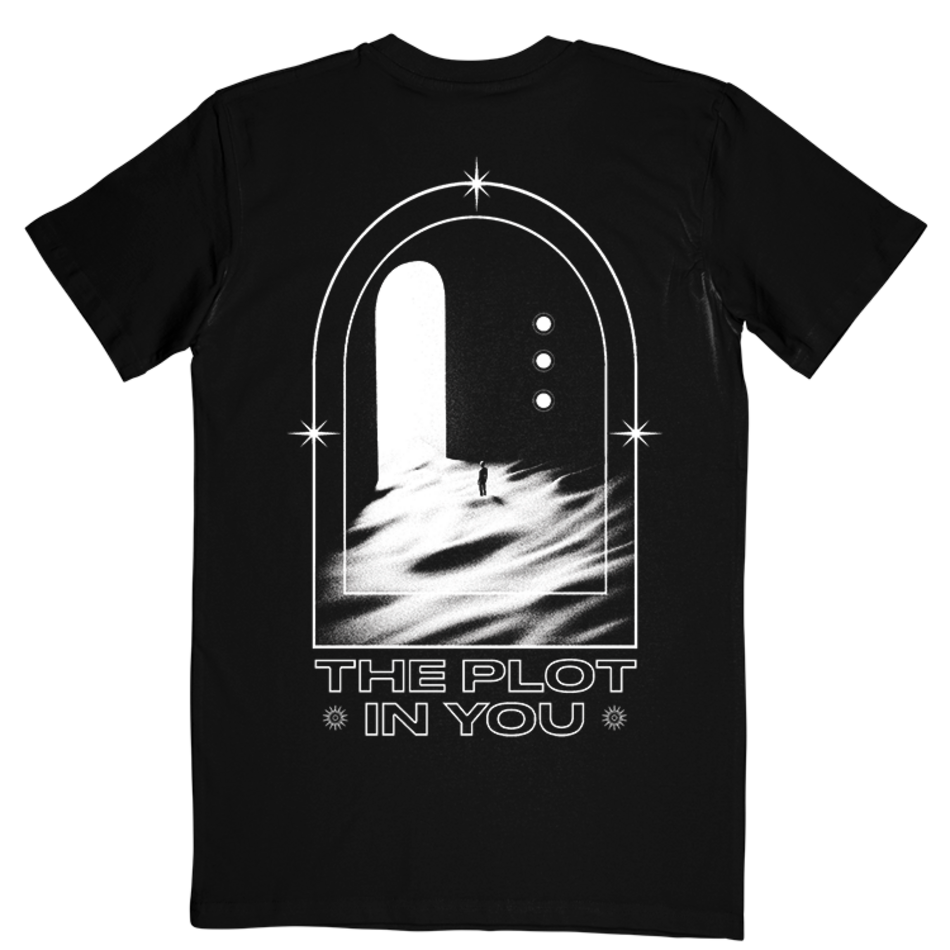 Back design of The Plot In You - &quot;Gate&quot; T-Shirt - Imprint Merch - E-commerce