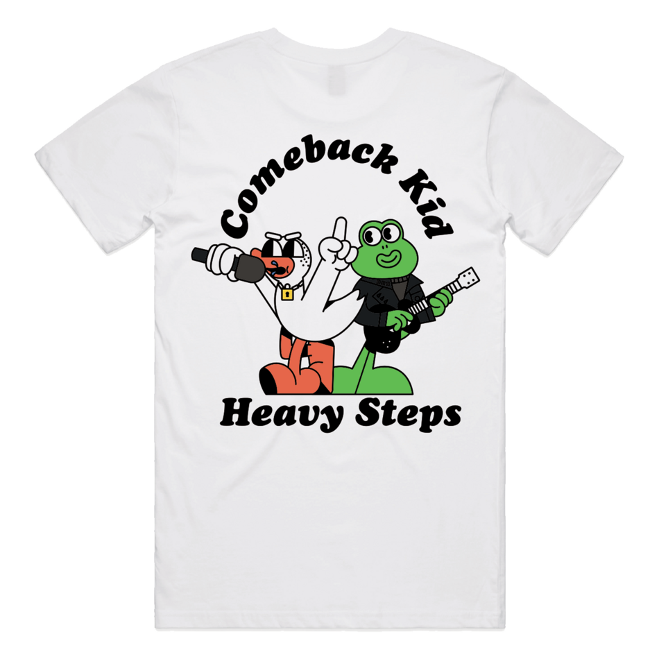 Back design of Comeback Kid - &quot;Cartoon&quot; T-Shirt - Imprint Merch - E-commerce