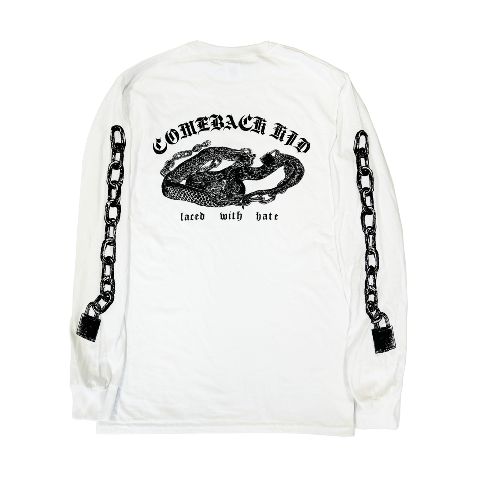 Back design of Comeback Kid - &quot;Lock&quot; L/S T-Shirt - Imprint Merch - E-commerce