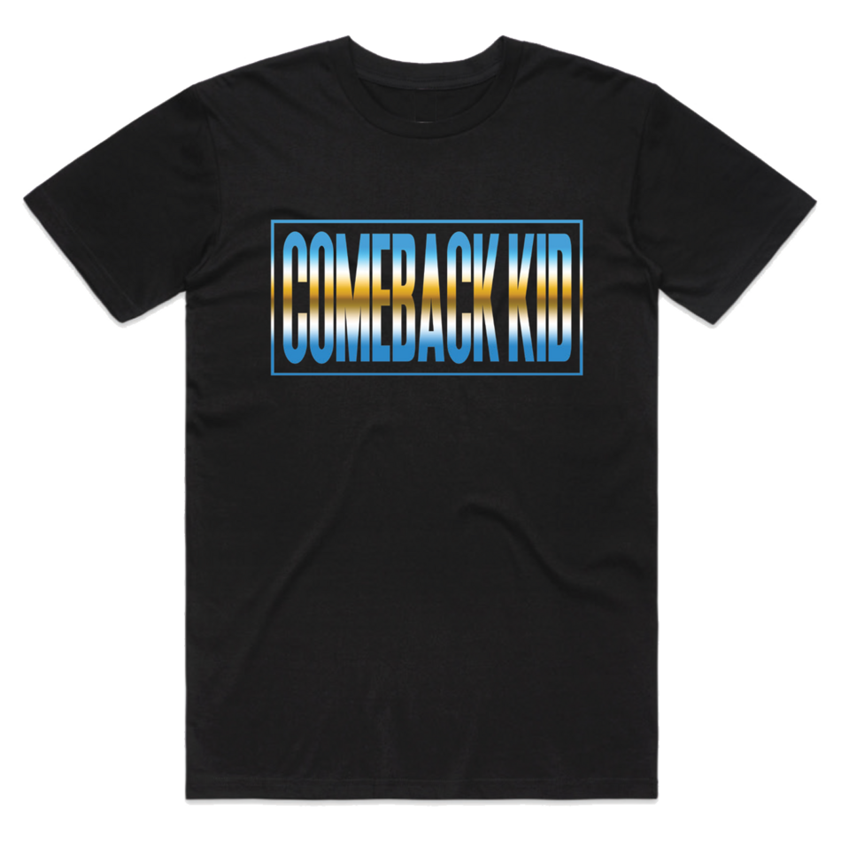 Front design of Comeback Kid - "Heavy Steps" T-Shirt - Imprint Merch - E-commerce