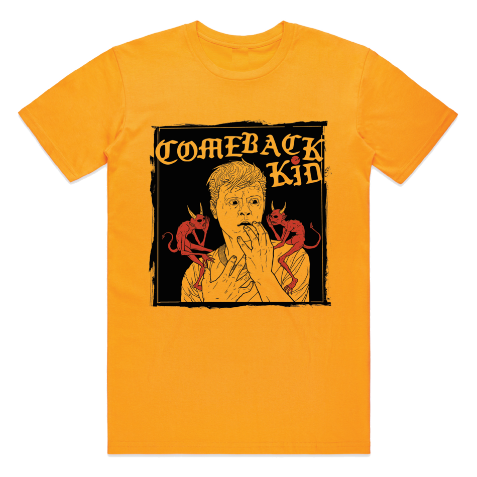 Front design of Comeback Kid - &quot;Devil&quot; T-Shirt - Imprint Merch - E-commerce